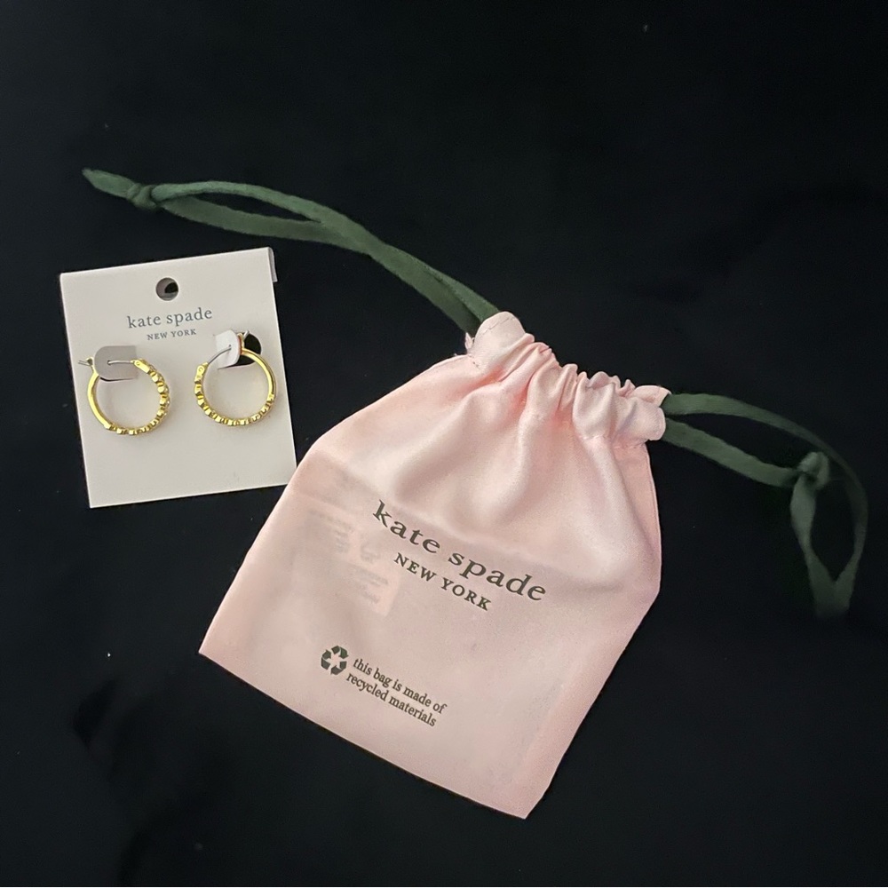 KATE SPADE Gold Hoop Earrings
